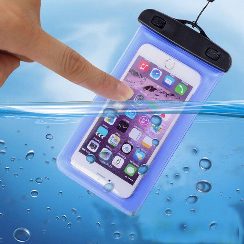 Water proof Transparent Mobile cover for Safety And Swimming Pool 2 Pc